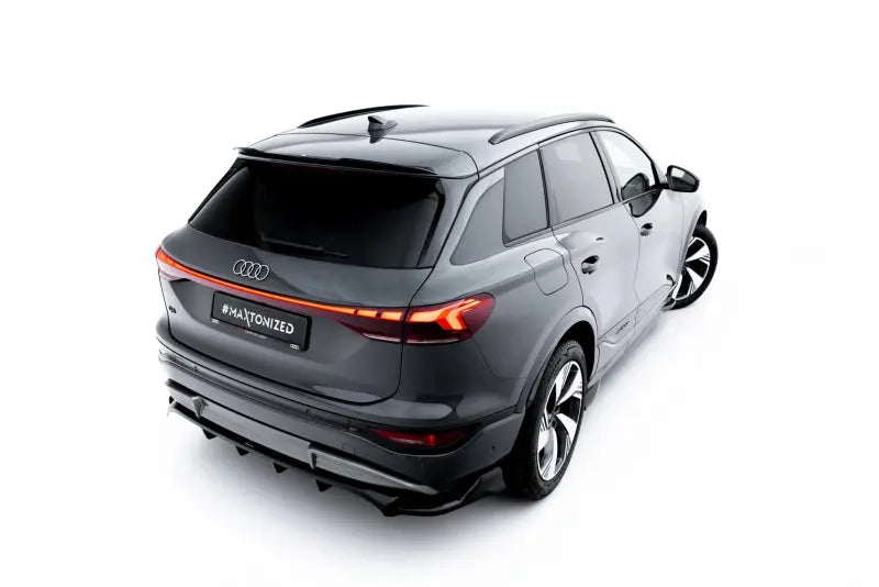Maxton Design Heckspoiler Lippe für Audi Q6 e-tron Standard / S-Line / SQ6 e-tron SUV Mk1 Hochglanz schwarz – Ansicht 2