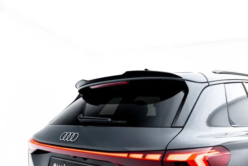Maxton Design Heckspoiler Lippe für Audi Q6 e-tron Standard / S-Line / SQ6 e-tron SUV Mk1 Hochglanz schwarz – Ansicht 4