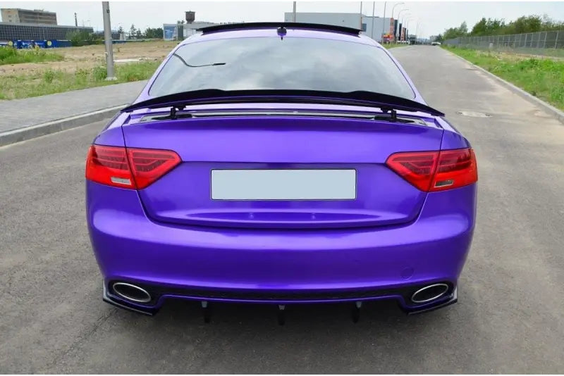 Maxton Design Heckspoiler Lippe für Audi RS5 Mk1 8T Facelift Hochglanz schwarz – Ansicht 3