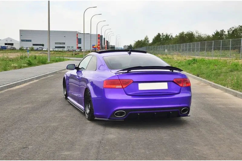 Maxton Design Heckspoiler Lippe für Audi RS5 Mk1 8T Facelift Hochglanz schwarz – Ansicht 4