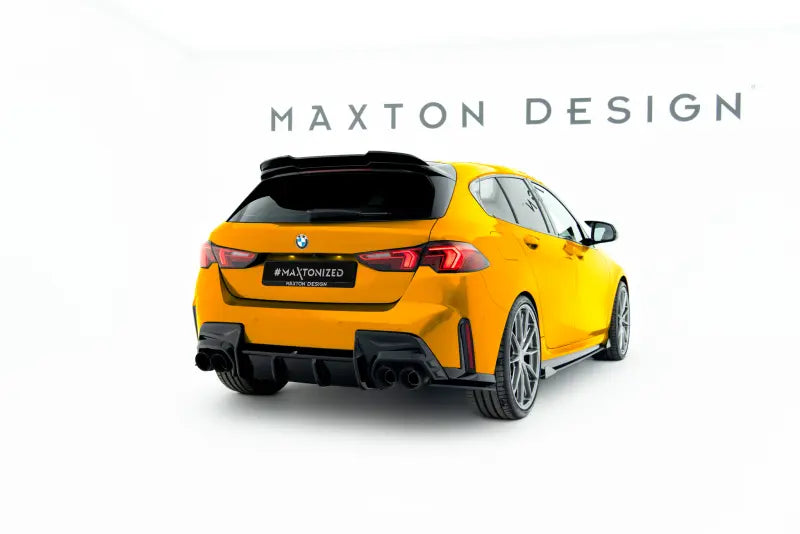 Maxton Design Heckspoiler Lippe V.1 für BMW 1er M-Paket F70 Hochglanz schwarz – Ansicht 1
