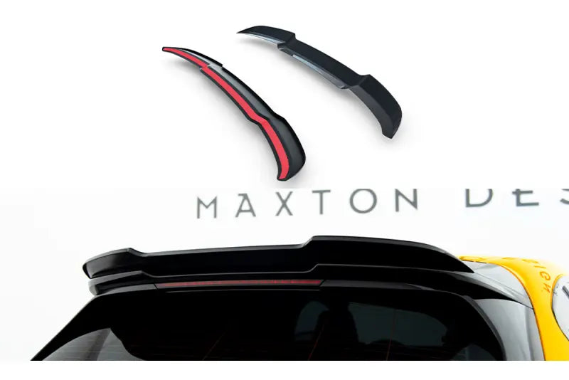 Maxton Design Heckspoiler Lippe V.1 für BMW 1er M-Paket F70 Hochglanz schwarz – Ansicht 2