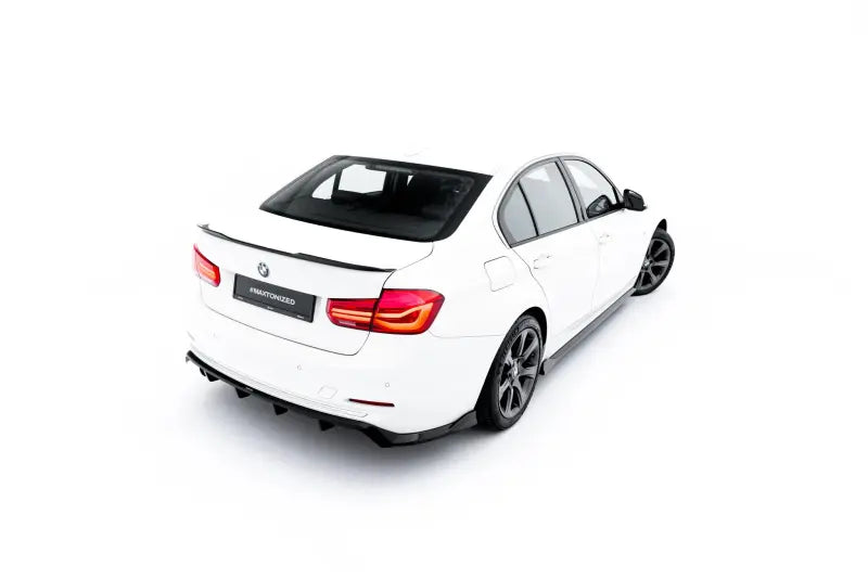 Maxton Design Heckspoiler Lippe für BMW 3er Sportline Limousine F30 Hochglanz schwarz – Ansicht 1
