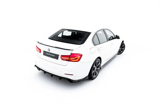 Maxton Design Heckspoiler Lippe für BMW 3er Sportline Limousine F30 Hochglanz schwarz – Ansicht 1