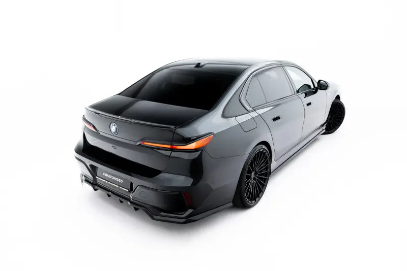 Maxton Design Heckspoiler 3D V.2 für BMW 7 M-Paket / M760e / i7 M-Paket G70 Hochglanz schwarz – Ansicht 2