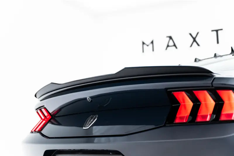 Maxton Design Heckspoiler Lippe für Ford Mustang Dark Horse Mk7 Hochglanz schwarz – Ansicht 2