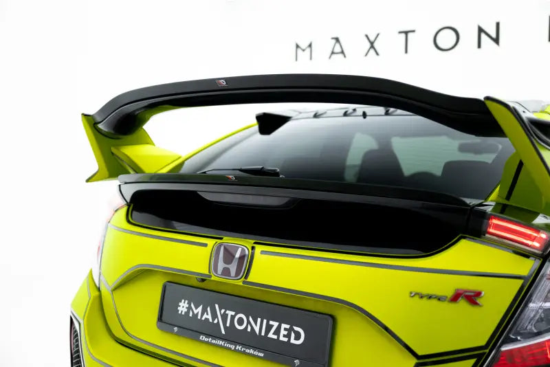 Maxton Design Heckspoiler Lippe (unten) V.3 für Honda Civic Type-R Mk10 / Mk10 Facelift Hochglanz schwarz – Ansicht 1