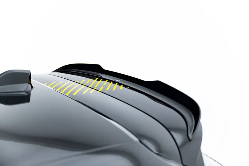 Maxton Design Heckspoiler Lippe für Opel Corsa F Facelift (Mk6 Facelift) Hochglanz schwarz – Ansicht 1