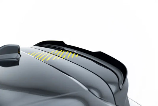 Maxton Design Heckspoiler Lippe für Opel Corsa F Facelift (Mk6 Facelift) Hochglanz schwarz – Ansicht 1