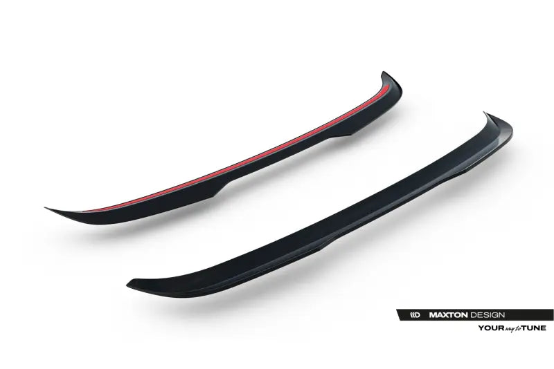Maxton Design Heckspoiler Lippe für Opel Corsa F Facelift (Mk6 Facelift) Hochglanz schwarz – Ansicht 4