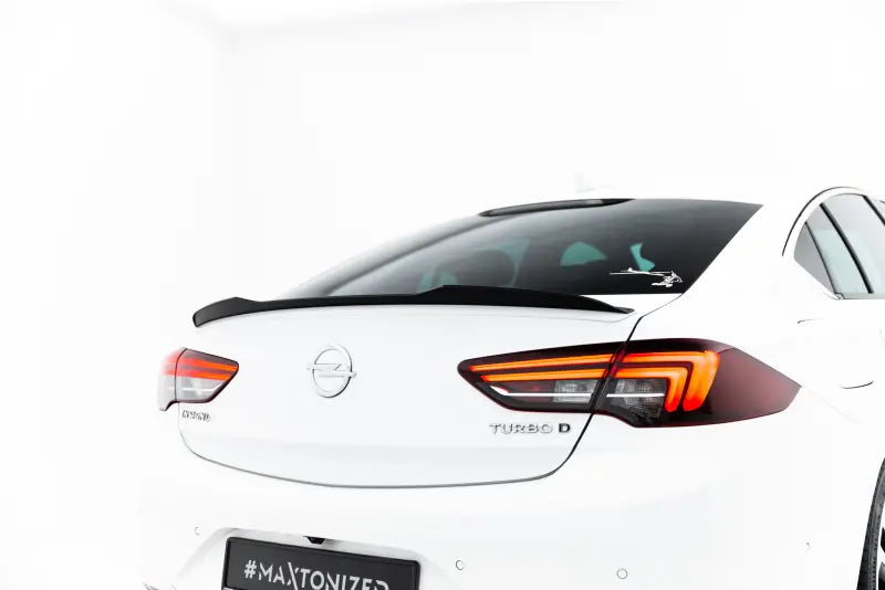 Maxton Design Heckspoiler Lippe für Opel Insignia OPC-Line Mk2 Hochglanz schwarz – Ansicht 1