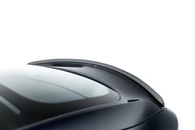 Maxton Design Heckspoiler Lippe V.2 für Tesla Model S Mk1 Hochglanz schwarz – Ansicht 3