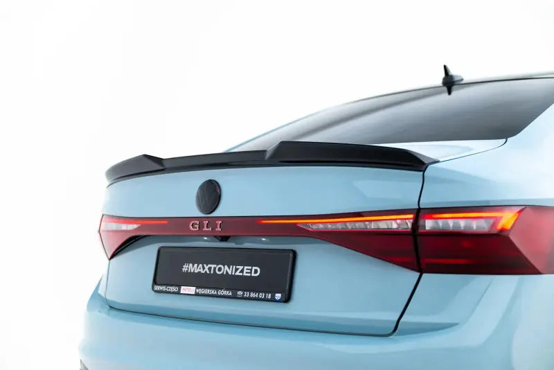 Maxton Design Heckspoiler 3D für VW Jetta GLI Mk7 Facelift 2 Hochglanz schwarz – Ansicht 3