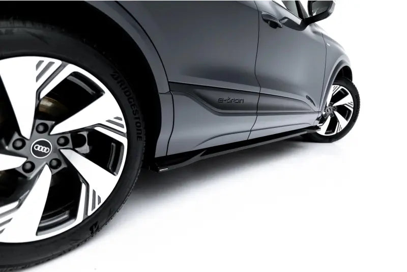 Maxton Design Seitenschweller (Paar) für Audi Q6 e-tron Standard / S-Line / SQ6 e-tron SUV / Sportback Mk1 Hochglanz schwarz – Ansicht 4