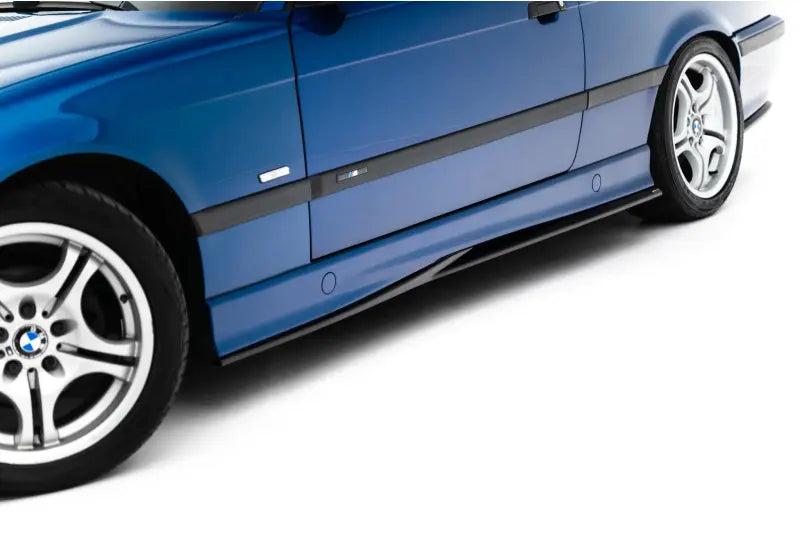 Maxton Design Seitenschweller (Paar) für BMW M3 / 3er M-Paket Coupe / Cabrio E36 Hochglanz schwarz – Ansicht 4