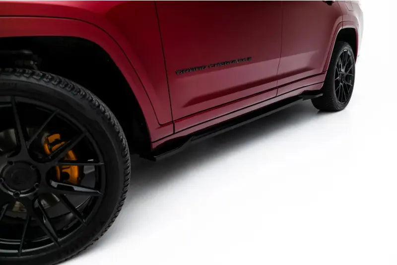 Maxton Design Seitenschweller (Paar) für Jeep Grand Cherokee L Mk5 Hochglanz schwarz – Ansicht 3