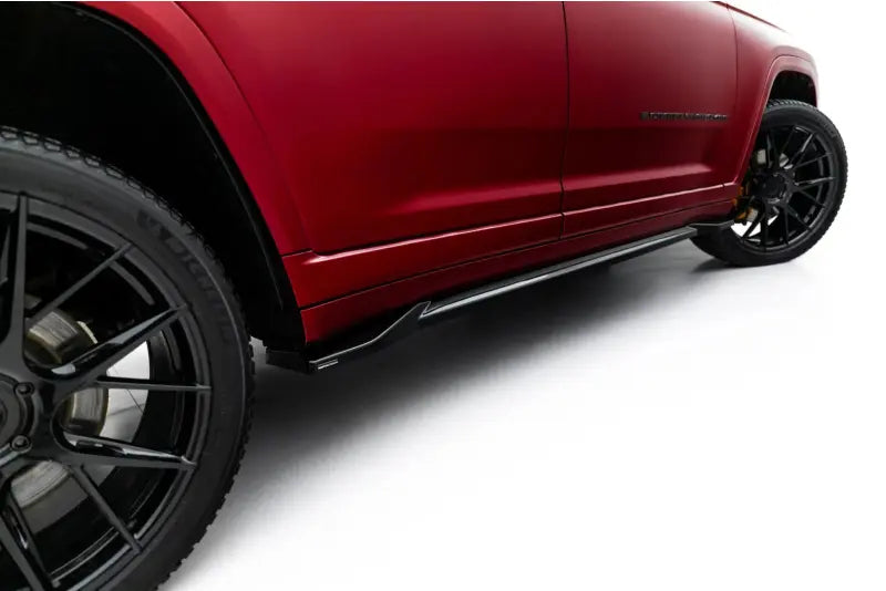 Maxton Design Seitenschweller (Paar) für Jeep Grand Cherokee L Mk5 Hochglanz schwarz – Ansicht 4