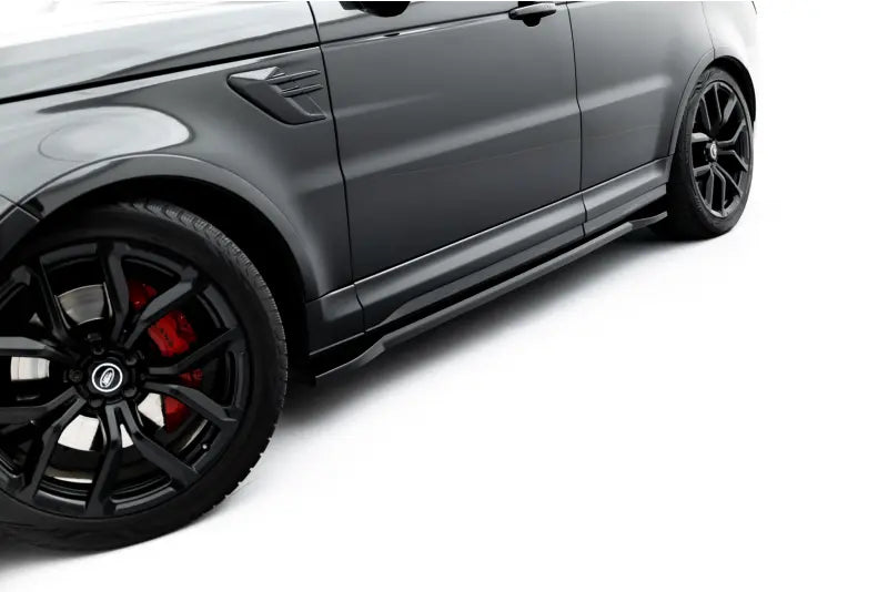 Maxton Design Seitenschweller (Paar) für Land Rover Range Rover SVR Mk2 Facelift Hochglanz schwarz – Ansicht 3