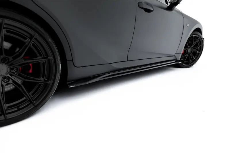 Maxton Design Seitenschweller (Paar) für Lexus IS 500 Mk3 Facelift 2 (XE30) Hochglanz schwarz – Ansicht 1