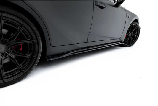 Maxton Design Seitenschweller (Paar) für Lexus IS 500 Mk3 Facelift 2 (XE30) Hochglanz schwarz – Ansicht 1