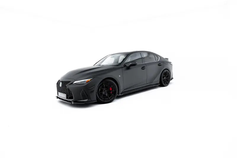 Maxton Design Seitenschweller (Paar) für Lexus IS 500 Mk3 Facelift 2 (XE30) Hochglanz schwarz – Ansicht 3