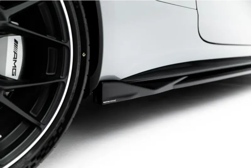 Maxton Design Seitenschweller (Paar) für Mercedes-AMG CLE 53 Aero C236 Hochglanz schwarz – Ansicht 1