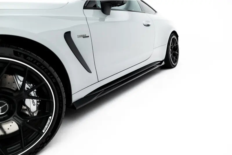 Maxton Design Seitenschweller (Paar) für Mercedes-AMG CLE 53 Aero C236 Hochglanz schwarz – Ansicht 4