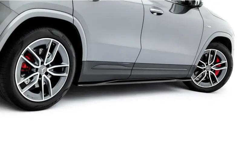 Maxton Design Seitenschweller (Paar) für Mercedes-AMG GLA 35 H247 Facelift Hochglanz schwarz – Ansicht 1