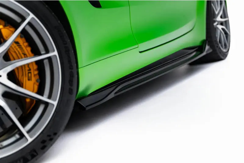 Maxton Design Seitenschweller (Paar) für Mercedes-AMG GT R C190 Facelift Hochglanz schwarz – Ansicht 4