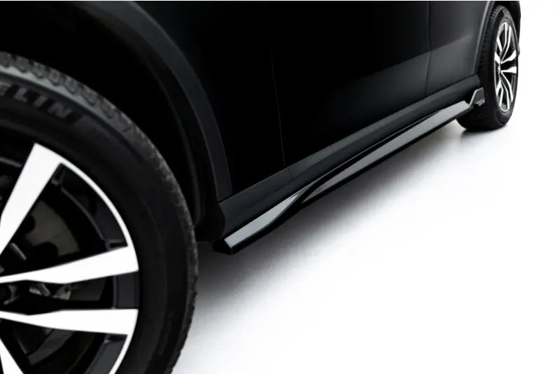 Maxton Design Seitenschweller (Paar) für Mercedes-Benz GLC Coupe C254 Hochglanz schwarz – Ansicht 1