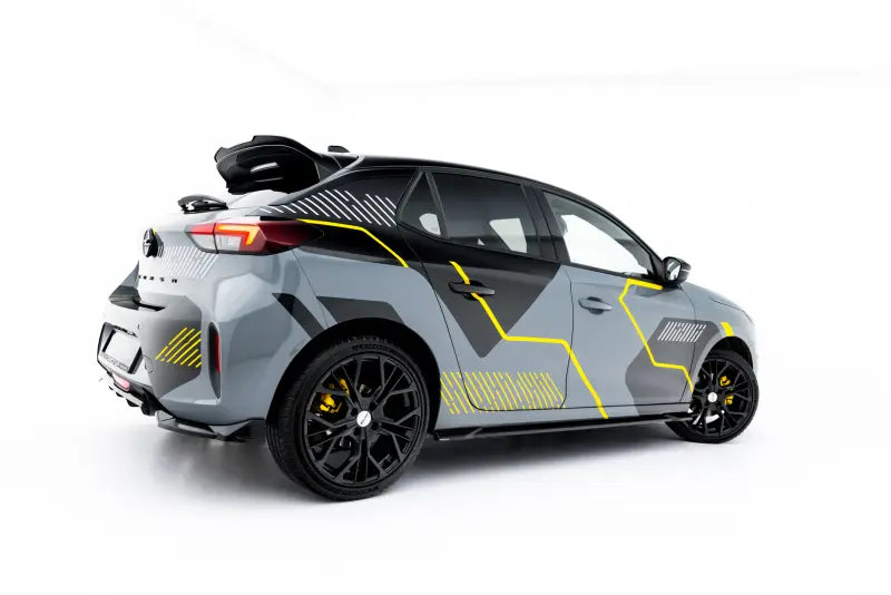 Maxton Design Seitenschweller (Paar) für Opel Corsa F Facelift (Mk6 Facelift) Hochglanz schwarz – Ansicht 2