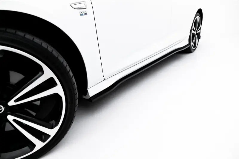 Maxton Design Seitenschweller (Paar) für Opel Insignia OPC-Line Mk2 Hochglanz schwarz – Ansicht 4