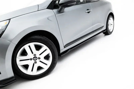 Maxton Design Seitenschweller (Paar) für Renault Clio Mk5 Facelift Hochglanz schwarz – Ansicht 1