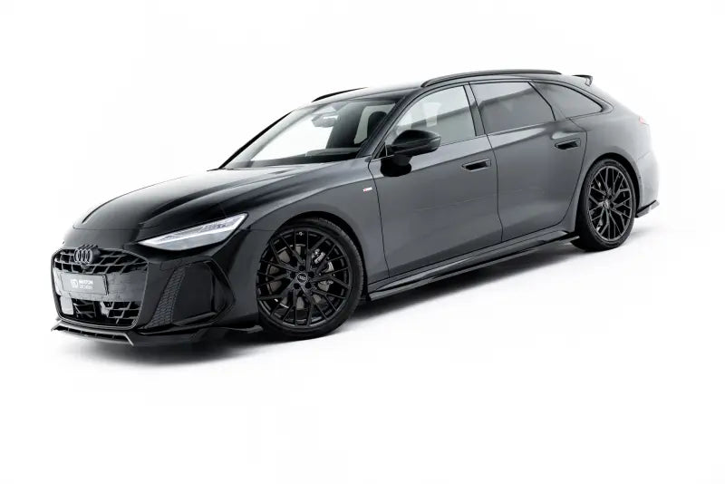 Maxton Design Seitenschweller (Paar) V.1 für Audi A6 S-Line C9 Hochglanz schwarz – Ansicht 4