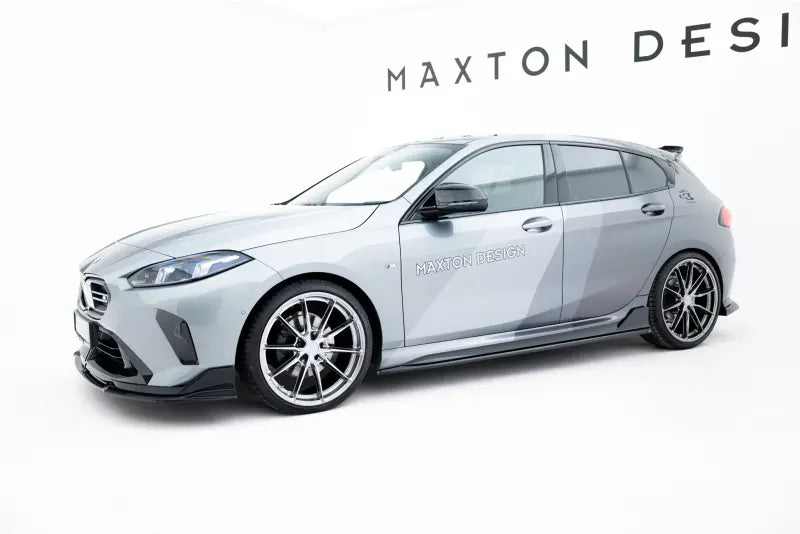 Maxton Design Seitenschweller (Paar) V.1 für BMW M135i M Performance F70 Hochglanz schwarz – Ansicht 3