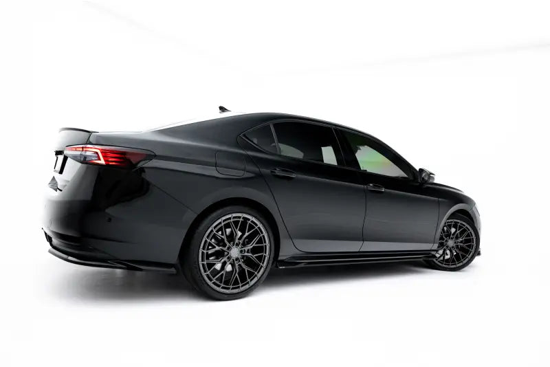 Maxton Design Seitenschweller (Paar) V.1 für Skoda Superb Sportline Mk4 Hochglanz schwarz – Ansicht 2