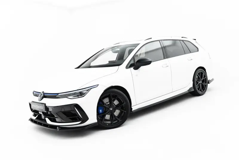Maxton Design Seitenschweller (Paar) für VW Golf R Variant Mk8 / Mk8 Facelift Hochglanz schwarz – Ansicht 4