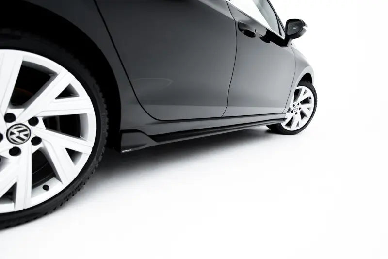 Maxton Design Seitenschweller (Paar) für VW Golf Variant Mk8 Facelift Hochglanz schwarz – Ansicht 3