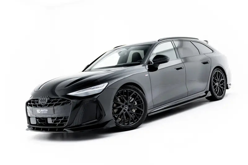 Maxton Design Seitenschweller (Paar) V.2 für Audi A6 S-Line C9 Hochglanz schwarz – Ansicht 3