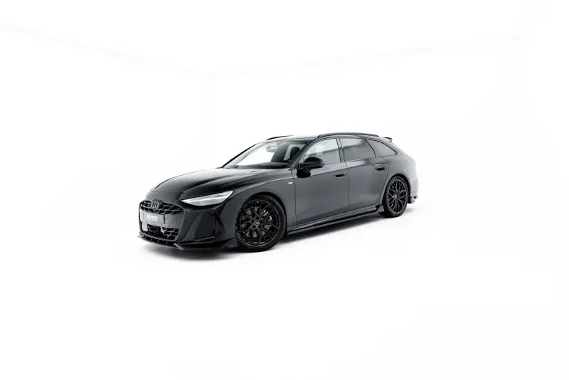 Maxton Design Seitenschweller (Paar) V.2 für Audi A6 S-Line C9 Hochglanz schwarz – Ansicht 4