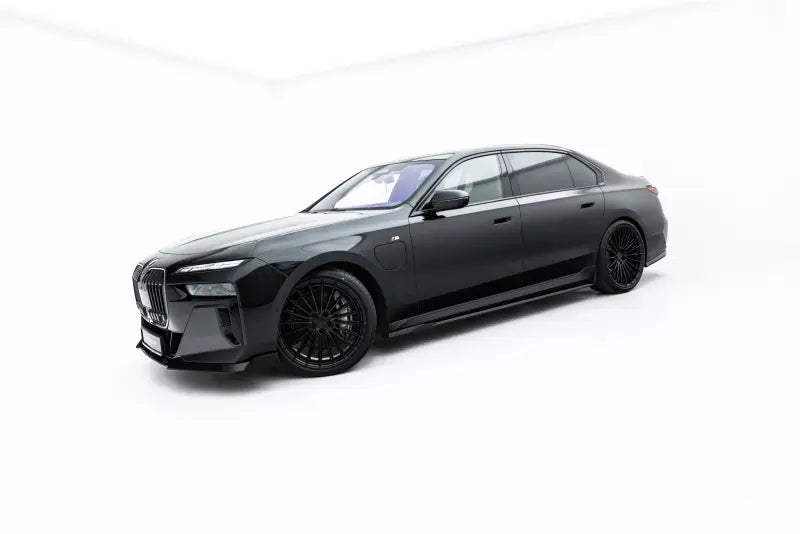 Maxton Design Seitenschweller (Paar) V.2 für BMW 740d xDrive M-Paket / 740i xDrive M-Paket G70 Hochglanz schwarz – Ansicht 3