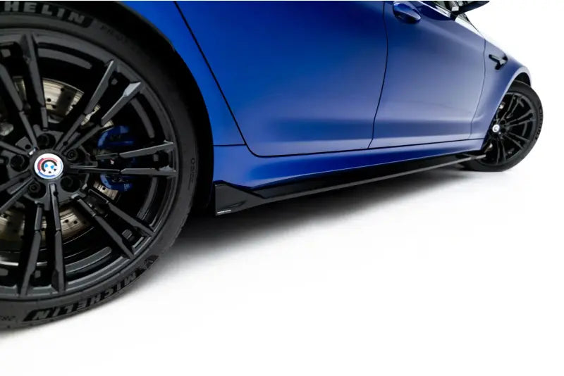 Maxton Design Seitenschweller (Paar) V.2 für BMW M5 F90 Hochglanz schwarz – Ansicht 3