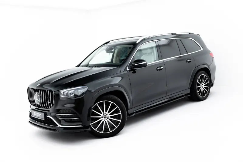 Maxton Design Seitenschweller (Paar) V.2 für Mercedes-Benz GLS AMG-Line X167 / X167 Facelift Hochglanz schwarz – Ansicht 1