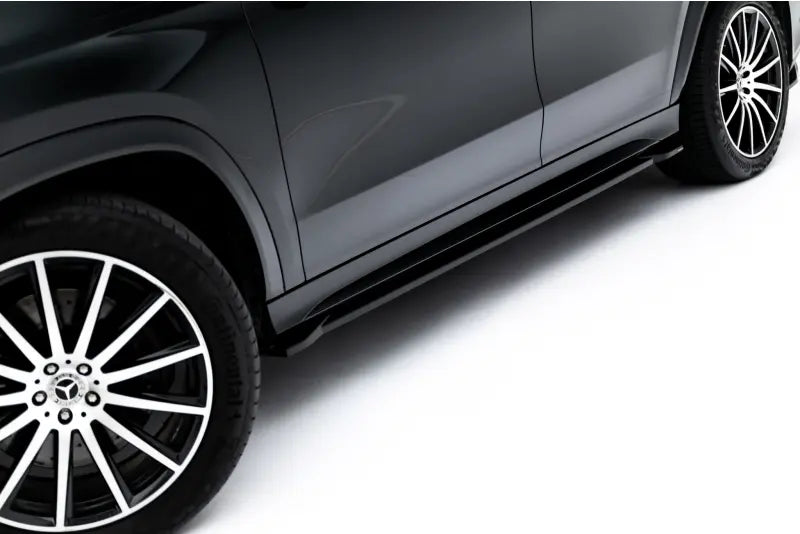 Maxton Design Seitenschweller (Paar) V.2 für Mercedes-Benz GLS AMG-Line X167 / X167 Facelift Hochglanz schwarz – Ansicht 2