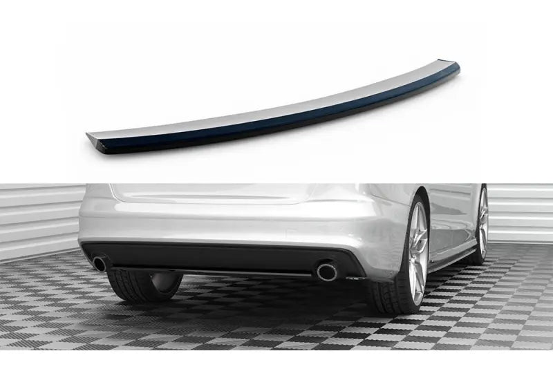 Maxton Design Heckdiffusor für Audi A4 S-Line B8 Facelift (2011-2015) Hochglanz schwarz – Ansicht 2
