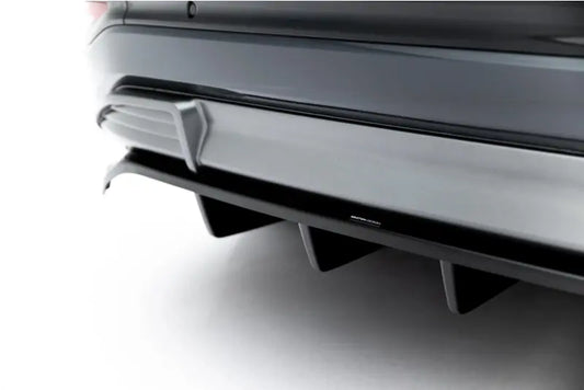 Maxton Design Heckdiffusor für Audi Q6 e-tron S-Line / SQ6 e-tron SUV / Sportback Mk1 Hochglanz schwarz – Ansicht 1