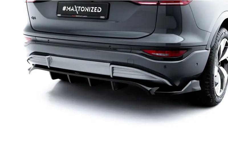 Maxton Design Heckdiffusor für Audi Q6 e-tron S-Line / SQ6 e-tron SUV / Sportback Mk1 Hochglanz schwarz – Ansicht 4