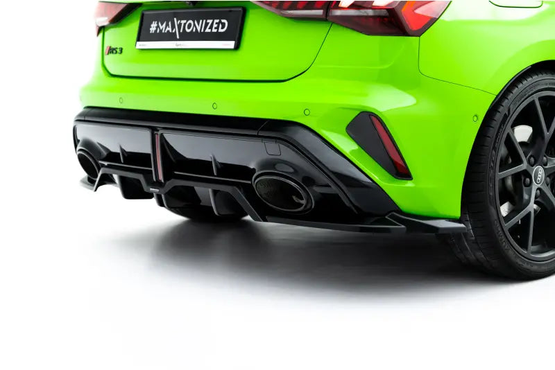 Maxton Design Heckdiffusor V.2 für Audi RS3 Sportback 8Y Facelift (2024-) Hochglanz schwarz – Ansicht 1