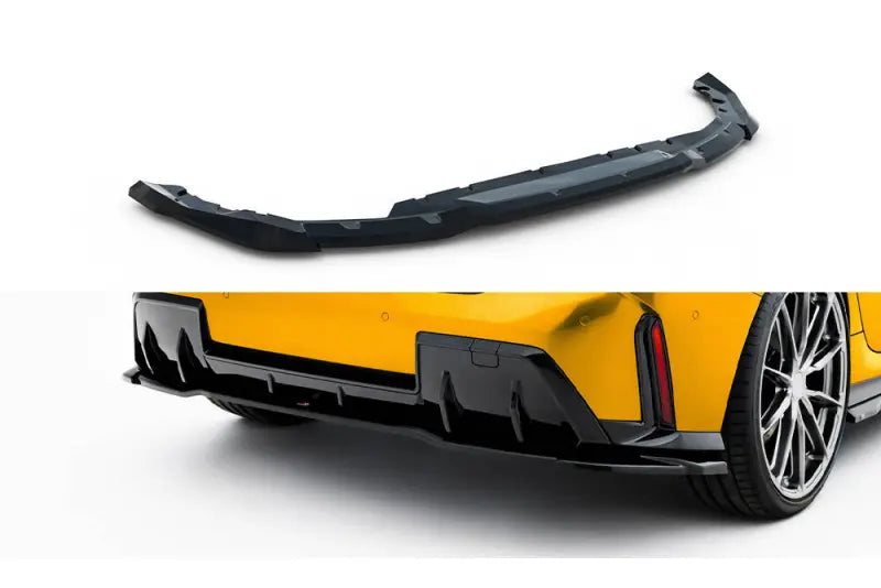 Maxton Design Heckdiffusor für BMW 1er M-Paket F70 Hochglanz schwarz – Ansicht 2