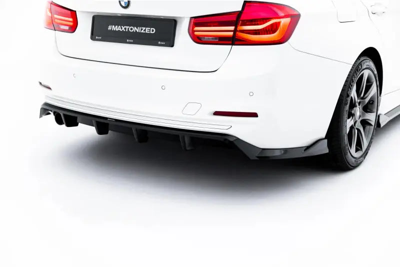 Maxton Design Heckdiffusor für BMW 3er Sportline Limousine / Touring F30 / F31 Hochglanz schwarz – Ansicht 2